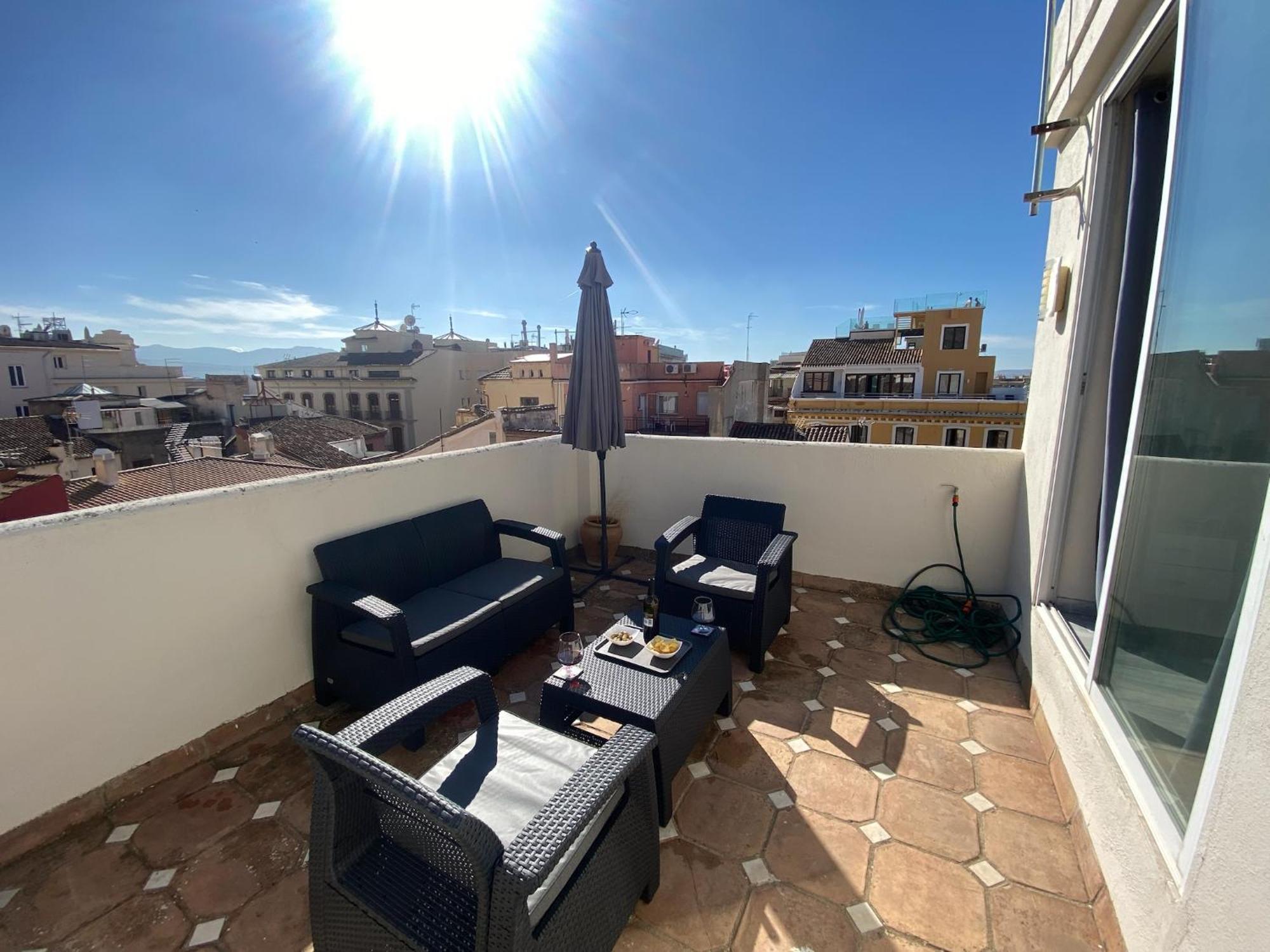 Atico Con Vistas En Granada Centro Apartment Екстериор снимка