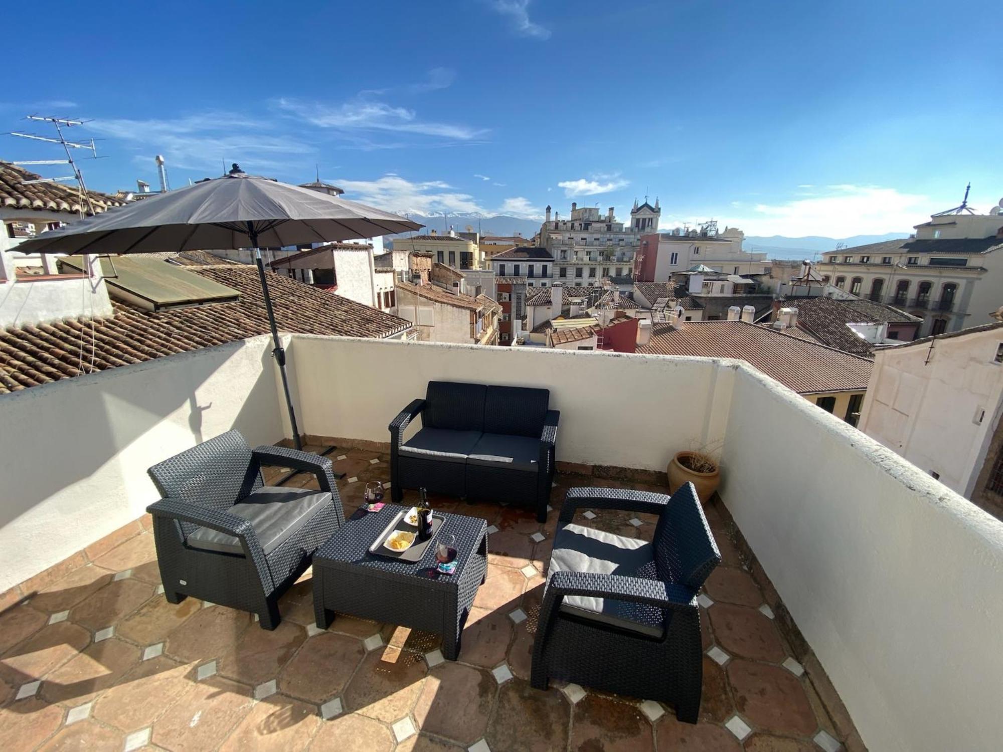 Atico Con Vistas En Granada Centro Apartment Екстериор снимка